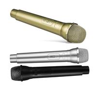 Hohopeti Microfoni Finti Per Ragazzo Ragazza, Set Da 3 Pezzi in Plastica Leggera, Design Realistico Supporto Integrato, Per Giochi Di Ruolo, Feste e Spettacoli Di Cosplay