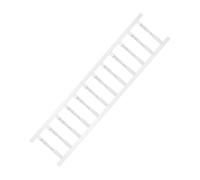 Hohopeti Mini Corrimano in Legno Bianco Colonne per Mobili Casa delle Accessorio Decorativo Miniatura Leggero e Pratico per Interni