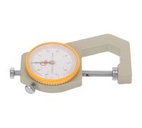 Hohopeti Misuratore di Spessore per Pelle Quadrante, Strumento Portatile per Misurazione Precisa in Lavori di Pelletteria Fai da Te