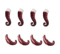 Hohopeti Modelli Artificiali di Tentacoli di Polpo in PVC Realistici per Decorazioni Tavola e Scena Marina Texture Morbida e Dettagli Rifiniti