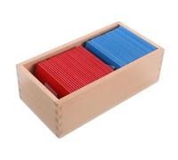 Hohopeti Montessori Lettere in Legno con Abrasiva Rosso Blu Strumenti Educativi Linguistici per Materiale Didattico per Asilo e Scuola dell’Infanzia Apprendimento Alfabeto Tattile