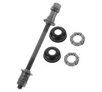 Hohopeti Mozzo e ASSE Posteriore da 180mm per Mountain Bike, Kit Completo 1 Set in Metallo Grigio con Resistenza e Uso per off-Road