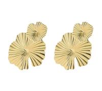 Hohopeti Orecchini in Lega Color Oro da Donna Pendenti a Forma di Petali di Fiore Leggeri e Delicati per Occasioni Speciali e Vita Quotidiana