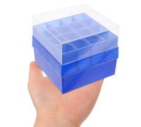 Hohopeti Organizzatore per Provette da Microcentrifuga 50 Ml in Plastica, Scatola per Congelatore Numeri, Porta Campioni Laboratorio e Contenitore per Crioconservazione