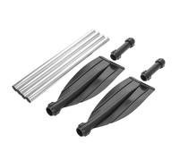 Hohopeti Pagaia Kayak a Doppia estremità in Lega di Alluminio Leggera e Smontabile per Barca Gommone e Raft Facile da Montare e Resistente