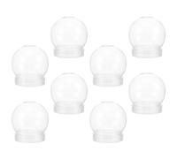 Hohopeti Palle di Neve Fai da Te, 7 cm, plastica Trasparente Pet, 8 Pezzi, per Snow Globe Making e progetti creativi