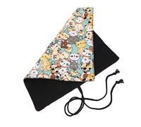 Hohopeti Pencil Bag Roll up Canvas Con Scomparti Per Matite Organizer Pratico e Spazioso Per Penne Pennarelli e Colori Per Artisti e Studenti