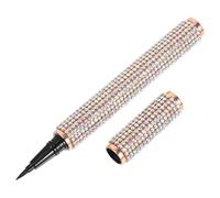 Hohopeti Penna Eyeliner Liquida Autoadesiva Colore Oro, Resistente allo Sbavamento e Facile da Applicare, Strumento Creativo in Plastica per Trucco Occhi di Tendenza