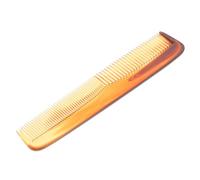 Hohopeti Pettine per Chioma Bicolore Ambra Dentatura Combinata Densa e Larga, Impugnatura Confortevole in Plastica per Uso Professionale e Domestico, per Taglio e Styling