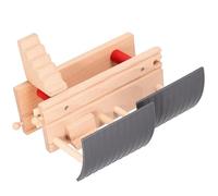 Hohopeti Piattaforma della Stazione Ferroviaria in Legno a Due Piani Accessorio Modellismo Ferroviario Fai da Te Giocattolo Educativo per per Costruzione Scenari Creativi