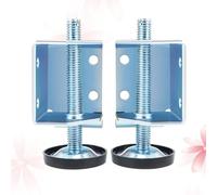 Hohopeti Piedini Regolabili per Mobili in Acciaio con Viti Gambe Livellatrici per Armadi e Guardaroba Protezione Pavimento Anti-ruggine