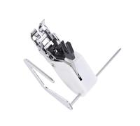 Hohopeti Piedino per Macchina da Cucire Avvitabile Walking Foot con Guida per Trapuntatura Alimentazione Uniforme per Tessuti Difficili e Strati Multipli Compatibile con Macchine Domestiche