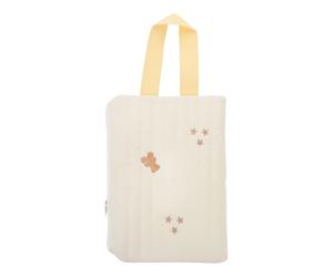 Hohopeti Porta Salviette da Viaggio per Riutilizzabile con Maniglia, Sacchetto Portatile Trapuntato con Apertura Ampia per Ricarica, Custodia Porta Salviette Umidificate per Ragazzo