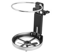 Hohopeti Portabicchieri Auto da Bocchetta Porta Pieghevole in Resistente Supporto Multifunzionale per Bevande e Ventilatore Accessorio Auto Moderno e Minimalista Colore Argento