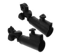 Hohopeti Portaombrelli da Golf Regolabile in Plastica Resistente Set 2 Pezzi Supporto per Carrelli da Golf Passeggini e Sedie a Rotelle per attività all'Aperto