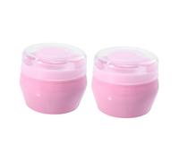 Hohopeti Puff Cipria per Bambini Set 2 Pezzi Polvere Viso Morbido Fluff Rosa Operazione a Mano Facile Applicazione Dopo Bagno