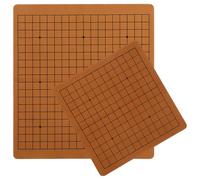 Hohopeti Scacchiera Go Doppiamente Utilizzabile in Materiale Sintetico per Bambini, Compatta e Facile da Conservare, Gioco da Tavolo Educativo per Ragazzi e Ragazze