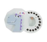 Hohopeti Scatola Per Denti Da Latte Contenitore Portadentini Ragazzo Ragazza Ragazza in Legno Scatolina Porta Dentini Da Latte Per Ricordo Crescita