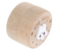 Hohopeti Scatola per Dentini da Latte in Legno Stabile e Resistente Portadenti Latte per Ricordo Contenitore Porta Denti Salva Ricordi Crescita Infantile Regalo Pratico per Ragazzo Ragazza