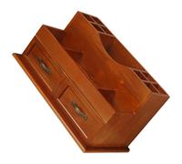 Hohopeti Scatola Porta Cosmetici in Legno Multi-scomparto Cassetti, Organizer Retrò Per Trucco e Prodotti Per La Cura Della Pelle, Portaoggetti Da Scrivania Per Uso Domestico
