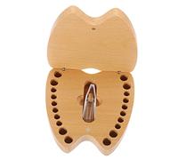 Hohopeti Scatola Porta-dentini in Legno Dalla Forma Unica Per Bambini E Bambine