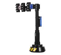 Hohopeti Semaforo Giocattolo Realistico con Luci LED e Effetti Sonori, Riproduzione Segnale Stradale in Plastica Nero per Giochi di Ruolo e Educazione Domestica Ragazzo Ragazza