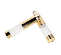 Hohopeti Set 2 Flaconi Erogatori da Viaggio per Crema Occhi 15 Ml con Pompa e Massaggiatore Facciale, Contenitori Ricaricabili per Prodotti Cura Pelle, Dispenser Anti-perdite
