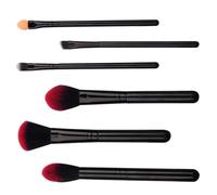 Hohopeti Set 6 Pennelli Trucco Professionali da Donna, Manico lungo Setole Morbide per Arrossire e Applicazione Polvere, Accessori Cosmetici per Make Up Quotidiano e Regalo San, Festa