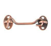 Hohopeti Set Chiavistelli in Acciaio Inox per Porte e Finestre Stile Vintage, Ganci e Occhielli con Barre di Supporto per Stabilità e Sicurezza, Facile Installazione per Serrature a Gancio