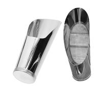 Hohopeti Set da 2 Pale da Giardino in Acciaio Resistente Pala da Terra Multifunzione e Setaccio a Forma Cilindrica Attrezzi Pratici per Trapianto e Lavorazione Terreno per Orto e Piante