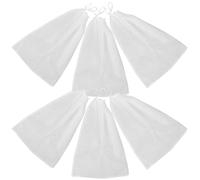 Hohopeti Set da 6 Dust Bag per Borsa Non Tessuto Bianco, Antipolvere e Riutilizzabile, per Stivale da Equitazione e Scarponi Invernali Durante Viaggio lo Stoccaggio