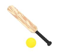 Hohopeti Set da Gioco per Cricket in Spugna Eva Sicuro Mazza 24 Pollici e Palle, Giocattolo Interattivo Educativo per Sport All'aperto, per Allenamento e Giochi in Giardino