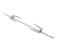 Hohopeti Set di Forchette Professionali per Pollo Arrosto in Acciaio 304 Forchette per Barbecue Rotanti Resistenti alle Alte Temperature Compatibili Forni e Friggitrici ad Aria