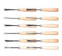 Hohopeti Set di Scalpelli da Intaglio per Lavorare Legno 12 Pezzi in Acciaio per Scultura e Artigianato, Strumenti Professionali per Principianti e Falegnami