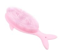Hohopeti Spazzola per Bagnetto Ragazzo Ragazza in Silicone a Forma di Balena Rosa, Morbida e Facile da Trasportare, per Massaggio e Uso Familiare