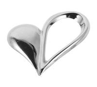 Hohopeti Spilla a Forma di Cuore in Argento per Donna, Spilla Elegante e Leggera per Abbigliamento, Accessorio Gioielli Romantico per San, Anniversari e Festa della Mamma