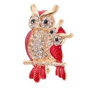 Hohopeti Spilla Forma di Civetta Piccola in Stile Chic Spilla Decorativa per Abbigliamento Casual Regalo Creativo per Feste e Banchetti