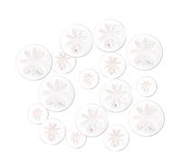 Hohopeti Spring Pressed Baking Mold in Plastica Bianca 16 Pezzi per Biscotti e Decorazioni di Torte in Pasticceria
