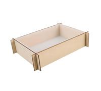 Hohopeti Stampo Silicone per Fermalibri Resin Art Mold con Cornice in Legno Riutilizzabile e Flessibile per Progetti DIY Conservazione e Decorazioni Geometriche