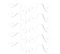 Hohopeti Supporti Nasali in Silicone Morbido 10 Pezzi, Naselli Antiscivolo per Occhiali da Sole e da Vista, Ricambi Camera D’Aria per Comfort e Riduzione Pressione Nasale, Adatti per Uso