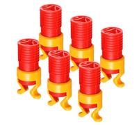 Hohopeti Supporto per Viti in Plastica ABS 6 Pezzi, Morsetto a Vite Manuale per Lavorazione del Legno, Pinza Porta-Utensili per Viti, Strumento di Serraggio per Uso Domestico e