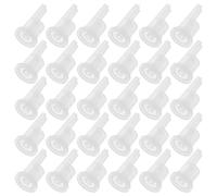 Hohopeti Tappo Contagocce per Bottiglia Olio Essenziale 18 Filetti, Tappo Interno in Pp Resistente per Flaconi 5-100 Ml, Set da 200 Pezzi per Aromaterapia e Fai da Te