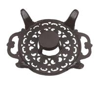 Hohopeti Teiera in Ghisa a Doppio Manico Supporto Scalda Teiera, Base Decorativa per Cibi Caldi, Adatta a Hotel e Ambienti Domestici