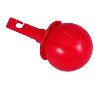 Hohopeti Testa a Sfera Rotante per Bastone per Camminare Tipo Gancio per Non Vedenti, in Plastica Rossa, Affidabile e Sicura, per Uso Interno e Uffici