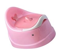 Hohopeti Vasino Portatile per Viaggio Sedile Wc Ergonomico e Realistico per Addestramento al Vasino Leggero e Facile da Trasportare Adatto per Casa Auto e Esterni Rosa