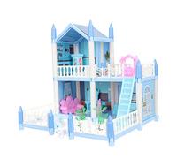 Hohopeti Villa Gigante in Miniatura da Assemblare per DIY in Sicuro e Durevole Casa Puzzle per Sviluppo Creatività e Coordinazione con Camere e Terrazze