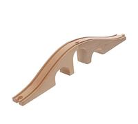 Hohopeti Wood Train Track Bridge per Bambine Accessorio Espansione in Legno Simulazione Ponte per Treno Regalo Compleanno e Natale