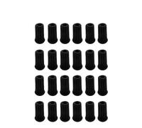 Hohota 24 pezzi di calzini protettivi for gambe di sedie di alta qualità adatti alla maggior parte delle forme di gambe, coprigambe for sgabelli da bar altamente elastici(Black)