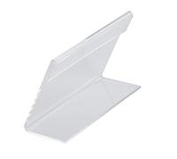 Hohota 40 mini espositori in acrilico per targhette, targhette, etichette, per la casa, in acrilico trasparente, 9 x 13 cm