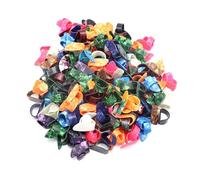 Hohota 50 pz/100 pz Celluloide Chitarra Pollice Dito Plettri Pollice Plettri Dita Plettri Piatti Pollice Colore Casuale(100pcs Color Random)